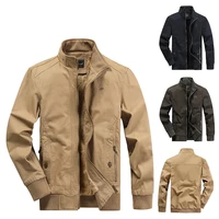 autumn winter men thick fleece jackets 100 cotton chaqueta casual solid fashion vintage warm coats high quality m 5xl jacket