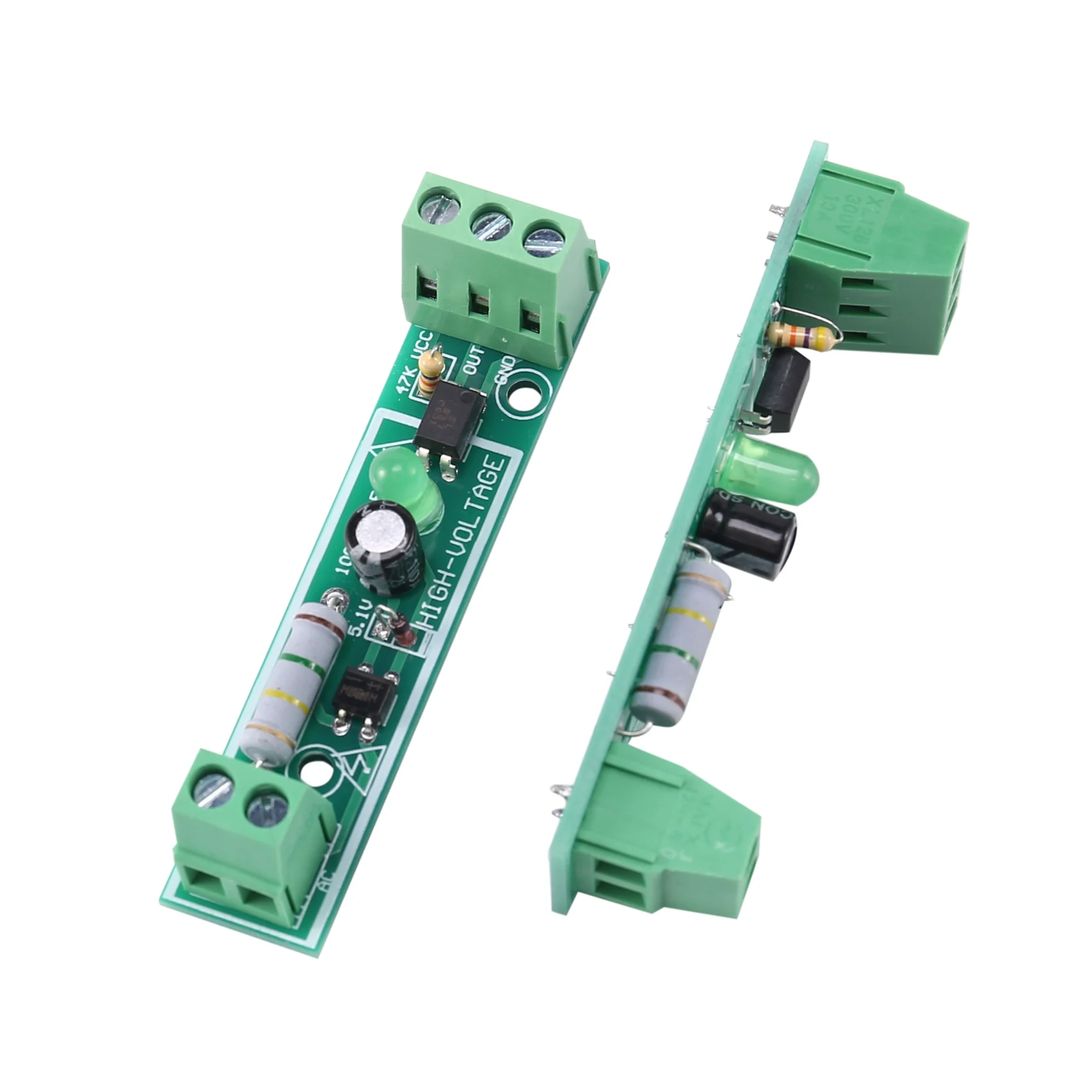 5PCS AC 220V Optocoupler Isolation Module Voltage Detector Board TTL 3-5V SCM Testing for Microcontroller Adaptive PLC | Безопасность и