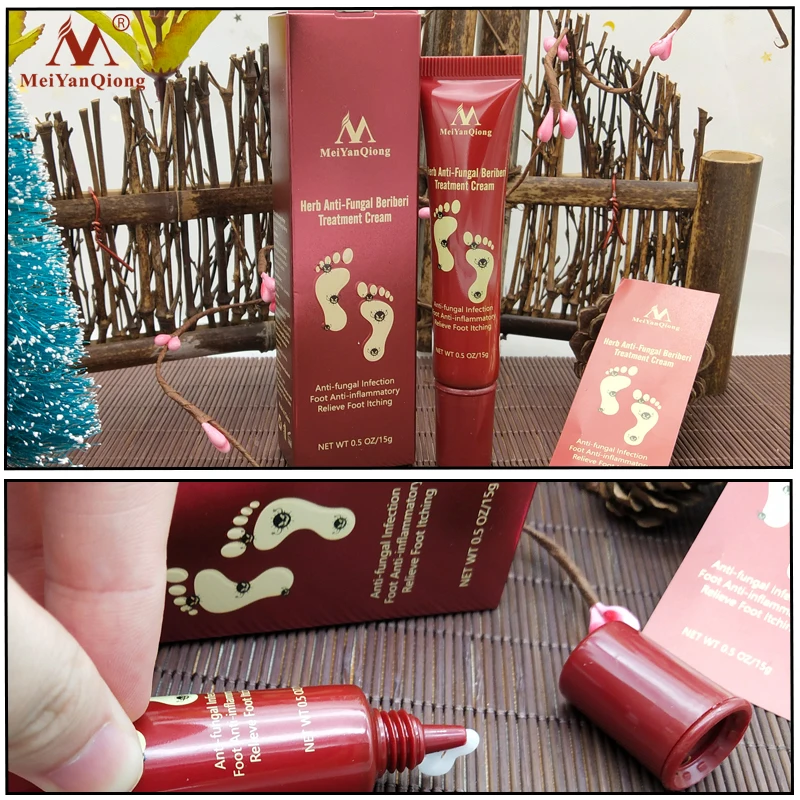 

Herbal Effective Foot Cream Treatment Anti Fungal Infection Onychomycosis Paronychia Toe Fungus Gel Repair Dry Crack Feet Care