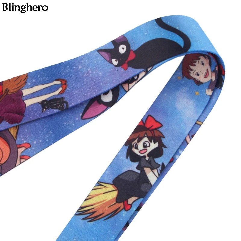 Blinghero Goldfish Cartoon Lanyard for Keys Cute Anime Gift Fashion Phone Neck Strap ID Badge Holder Ponyo Print Lanyards BH0425