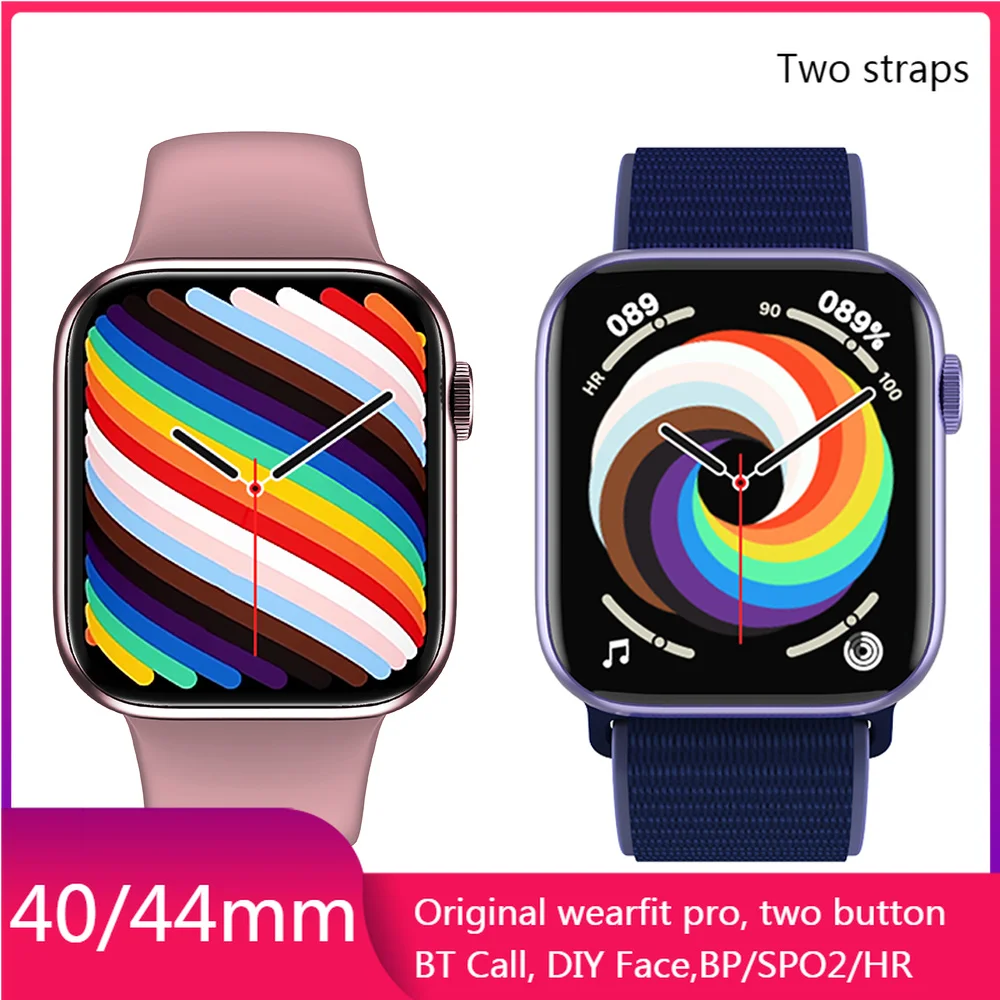 

Original IWO HW19 HW18 Smartwatch Series 6 Bluetooth Call DIY Face Smart Clock Men Women's Fitness Clock For Androis iOS PK HW22