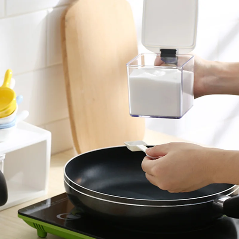

Seasoning Box Set Wall-Mounted Free Punching and Space-Saving Household Kitchen Shelf Combined Storage Box Hot