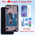 ЖК-дисплей с сенсорным экраном для Huawei P Smart 2019, дигитайзер в сборе с рамкой для P smart 2019, запчасть для ремонта