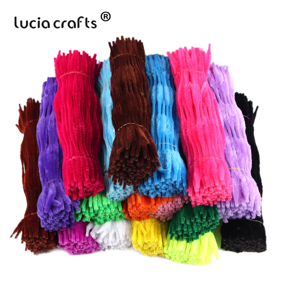 

Шениловые стебли для детских творчества, 17 цветов, 100 шт./лот, к0703