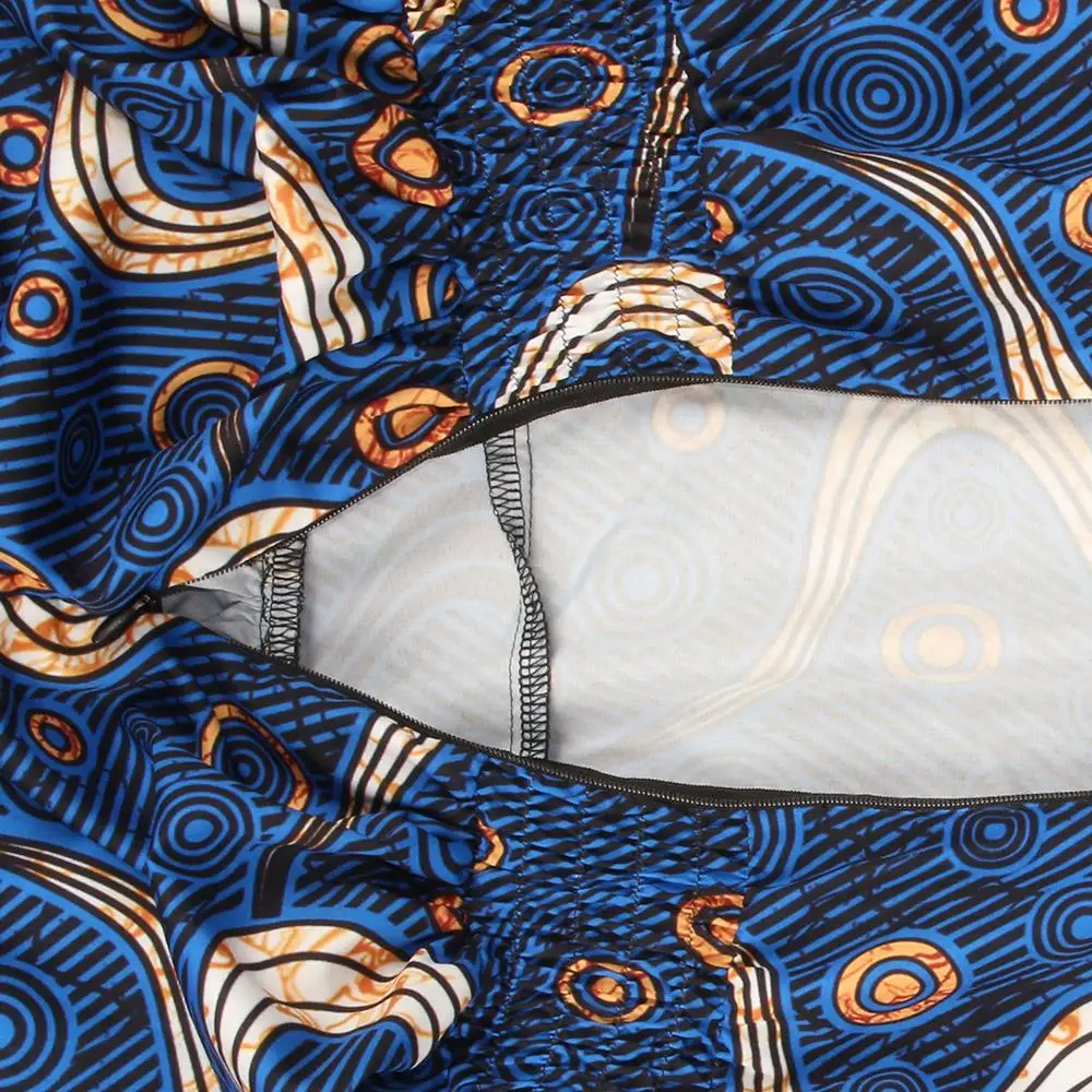 

Plus Size Sleeveless Dress 2021 New African Clothes Ankara Dashiki Print Dress Fashion Party Dresses for Women Robe Africaine