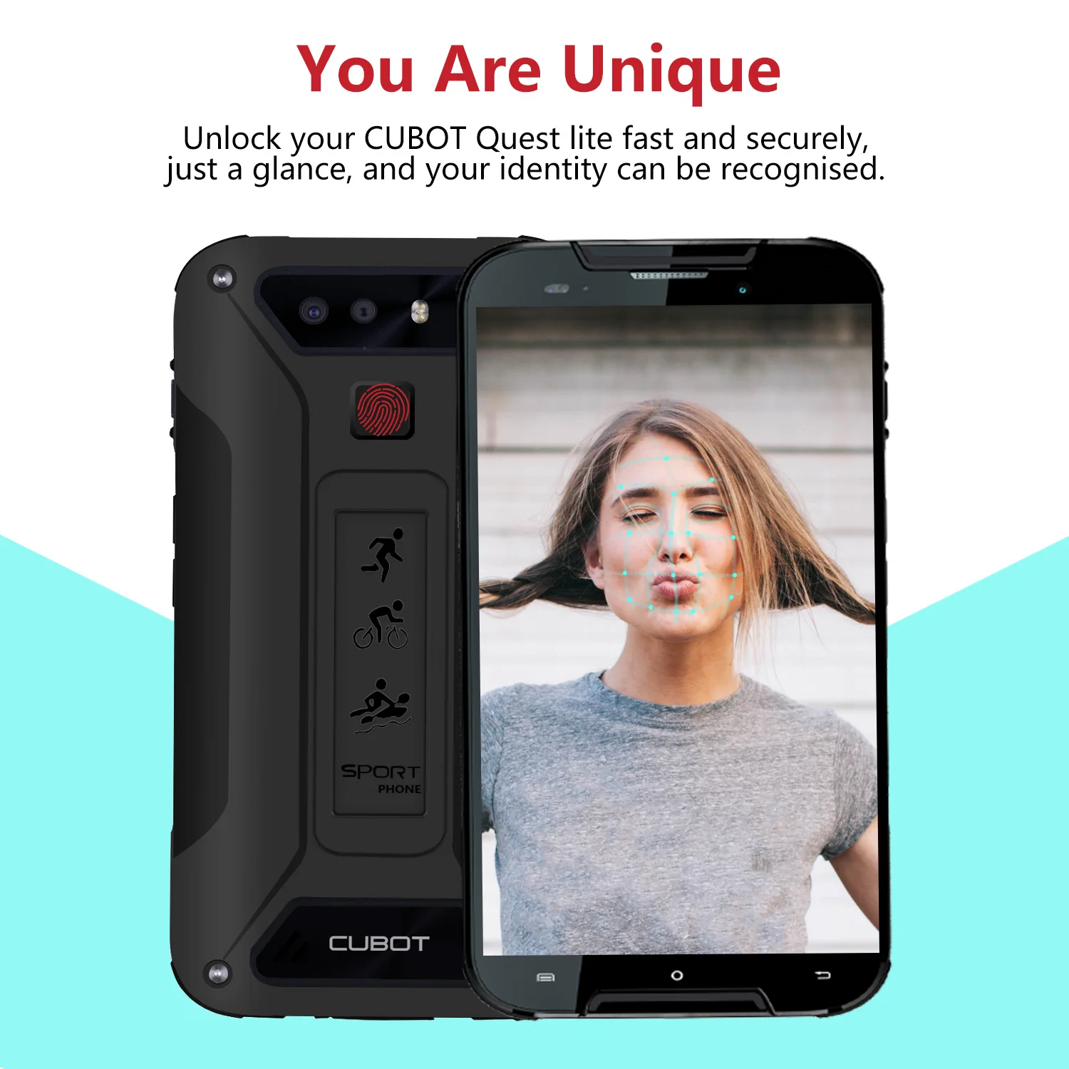 

Cubot Quest Lite ip68 Waterproof Smartphone 4G Dual SIM Card 5 Inch 8.8mm Thinnest Scratch Resistant Shockproof Rugged Phones