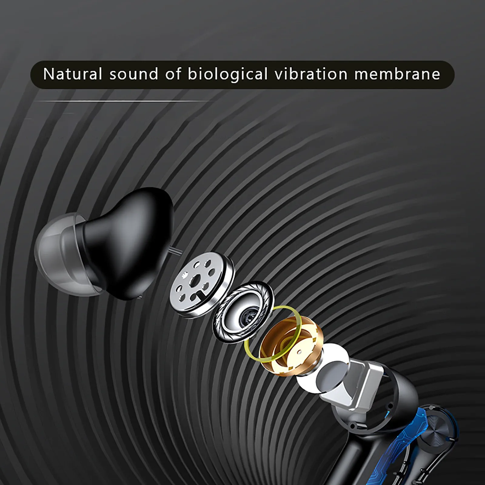 S709 наушники в ухо умный цифровой дисплей IPX5 Водонепроницаемый NFC двойной Стерео