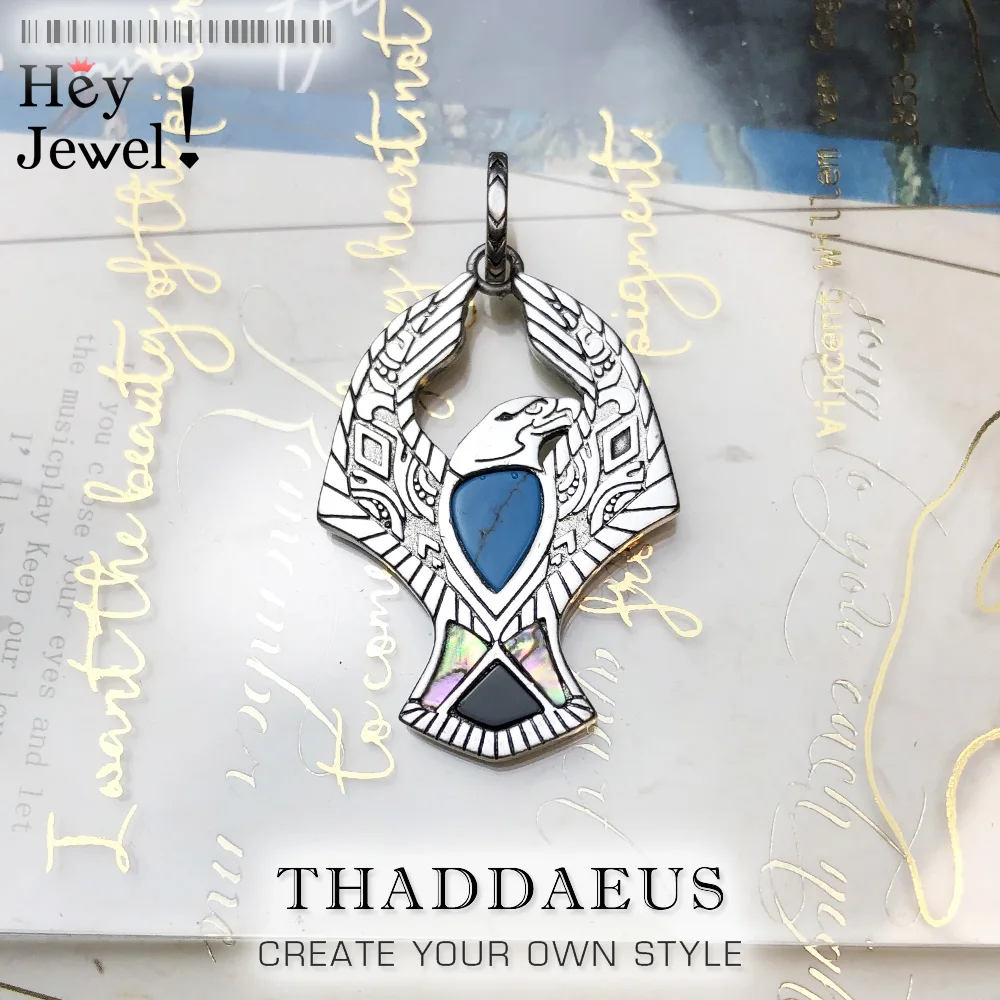 Кулон в виде орла 2019 модный бренд 925 стерлингового серебра ювелирные изделия