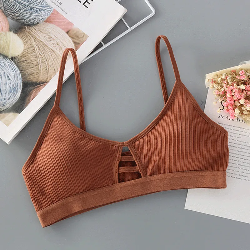 Женский трикотажный кроп топ крест спортивный бюстгальтер Бралетт на бретельках