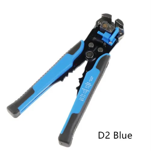 Pliers-HS-D2-Blue HS-D1 5-в-1 автоматический инструмент для зачистки проводов кабеля резак Мультитул провод зачистки инструменты Клещи для обжима кабеля щипцы 0,2-6.0mm ² HS-D2 - Цвет: Pliers-HS-D2-Blue