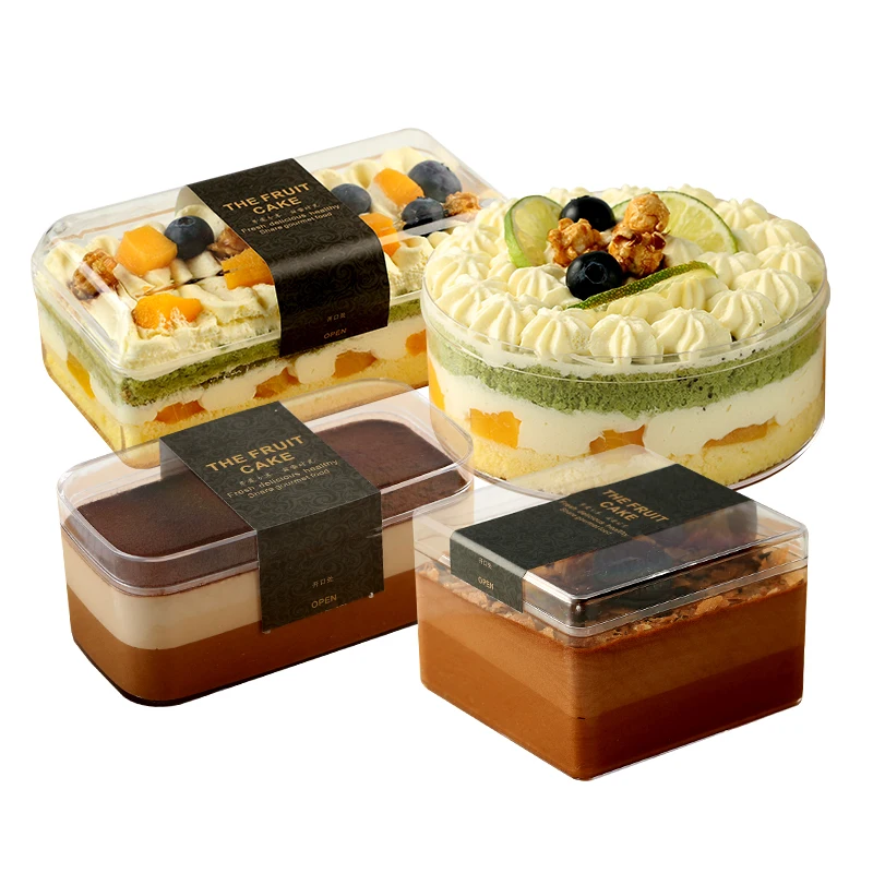 

25pcs High quality fruit dessert transparent plastic cups creative birthday party favor gift cake decor packaging cups with lid