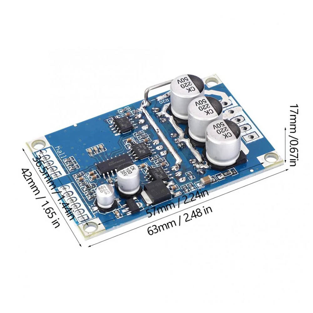 Плата драйвера бесщеточного двигателя с постоянным током 12 В 24 36 500 Вт контроллер