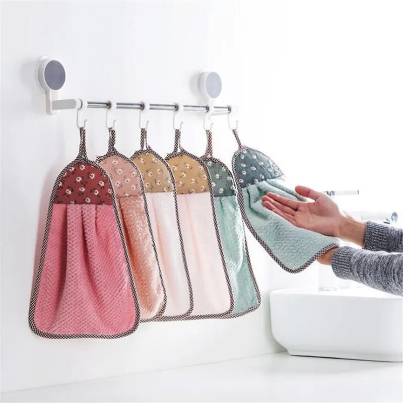 Детское полотенце для рук из микрофибры впитывающее сухое кухни и ванной