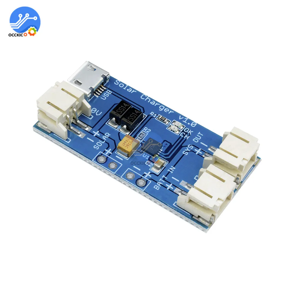 CN3065 Mini USB Solar Lithium Battery Charger Board Module Diy Lipo Li-ion Batteries Protective board | Электроника