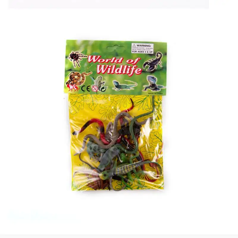 

12Pcs New Kids Fun Animal Model Frog Insect Snake Lizard Ant Action Figure Educational Children's Garden Toy Christmas Gift