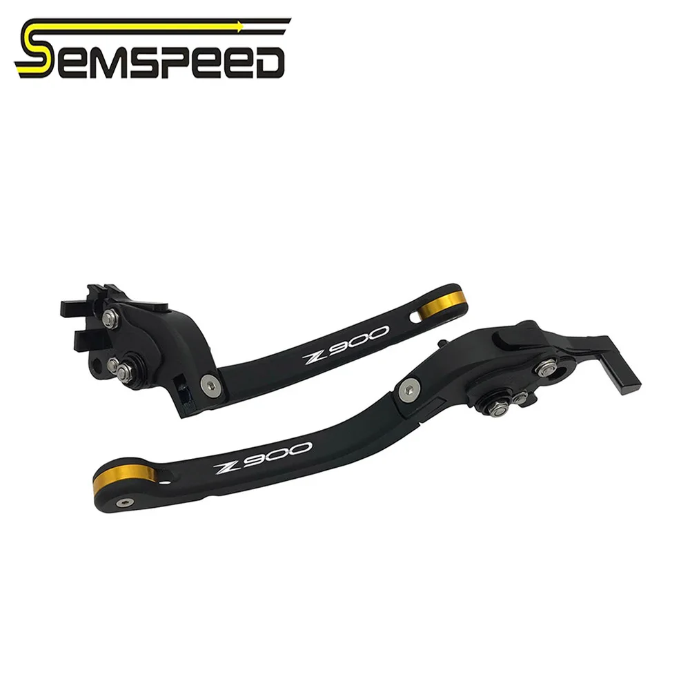 SEMSPEED Мотоцикл с ЧПУ Z900 логотип Складные Рычаги Тормозная система сцепления Ручка