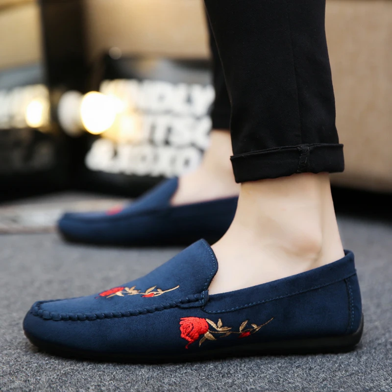 

2018 New Fashion Summer Men Casual Shoes Men Cloth Shoes Slip-on Male Shoes Breathable Personalities Wear-resistant