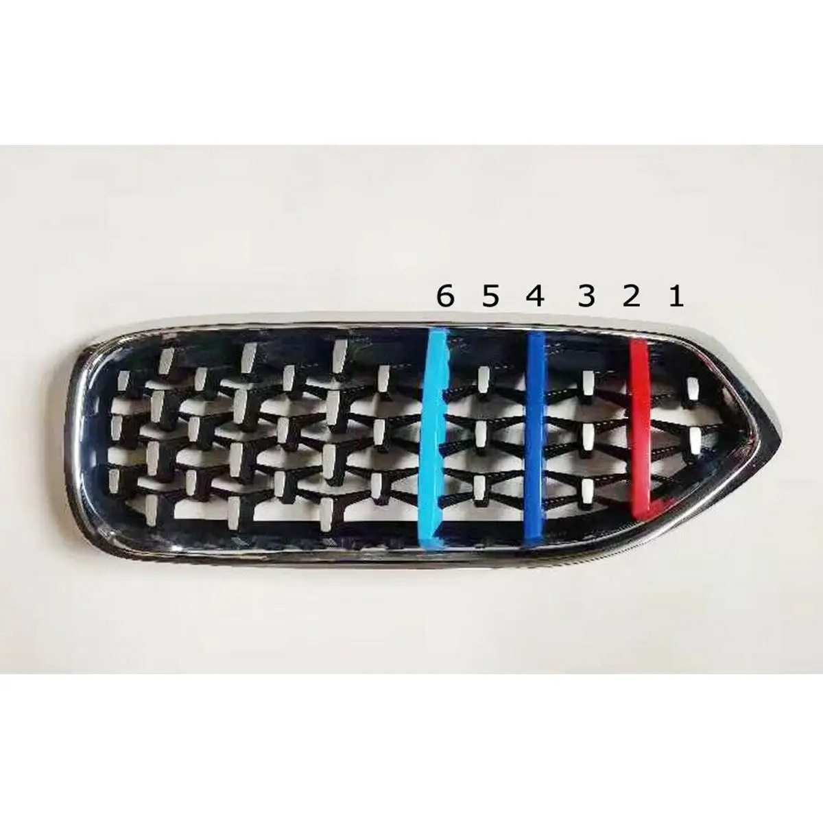 

3pcs M Sport Front Grille Trim Decoration Strips grill Cover Stickers For BMW Z4 G29 2019+ 3D Car Stickers