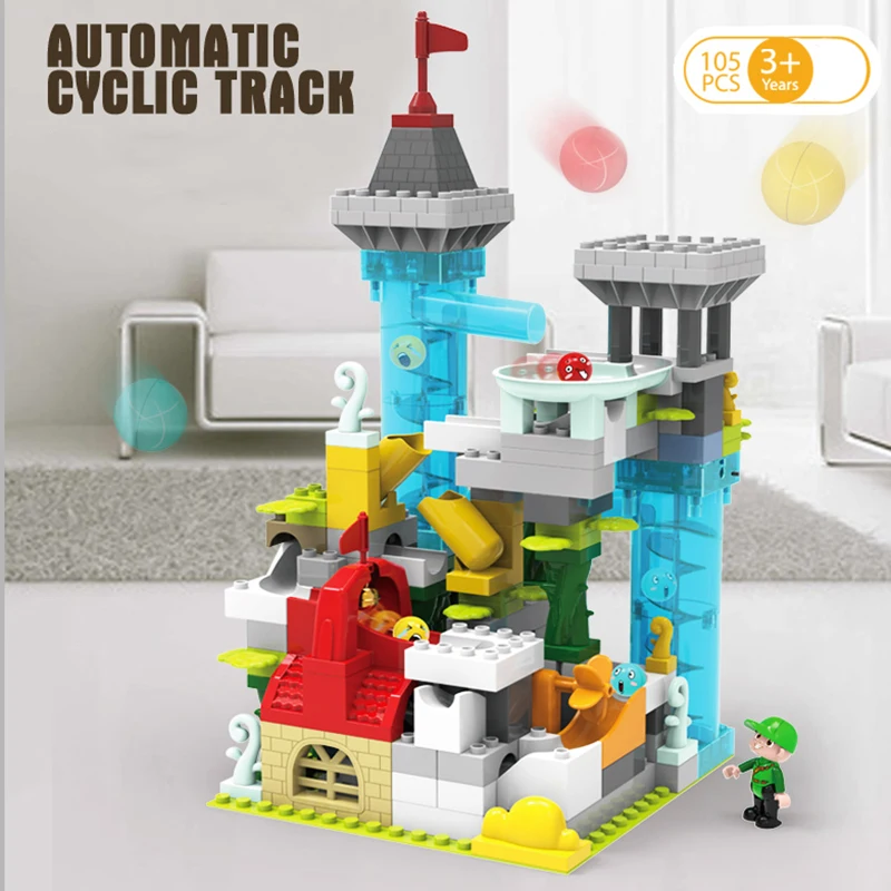 Конструктор Marble Race Run Детский конструктор с музыкальной горкой | Игрушки и хобби