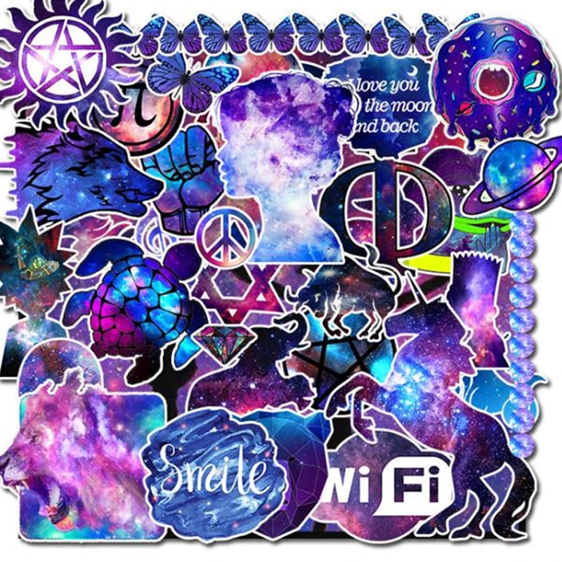 35 шт Kawaii Мультфильм галактика наклейки Скрапбукинг DIY дневник альбом мотоцикл