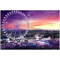 puseky lovers in rainy night puzzle 1000 pieces wooden high definition adult decompression puzzles 1000 pieces jigsaw puzzle toy