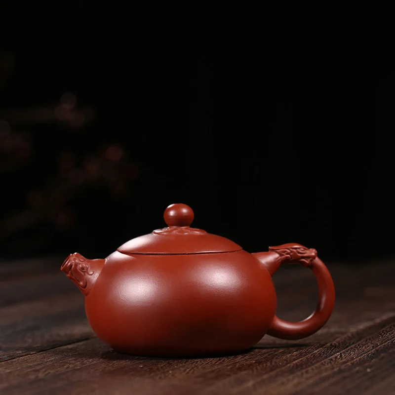 

★Yixing masters are recommended pure manual teapot tea set household kung fu tea set mud dragons zhu xi shi