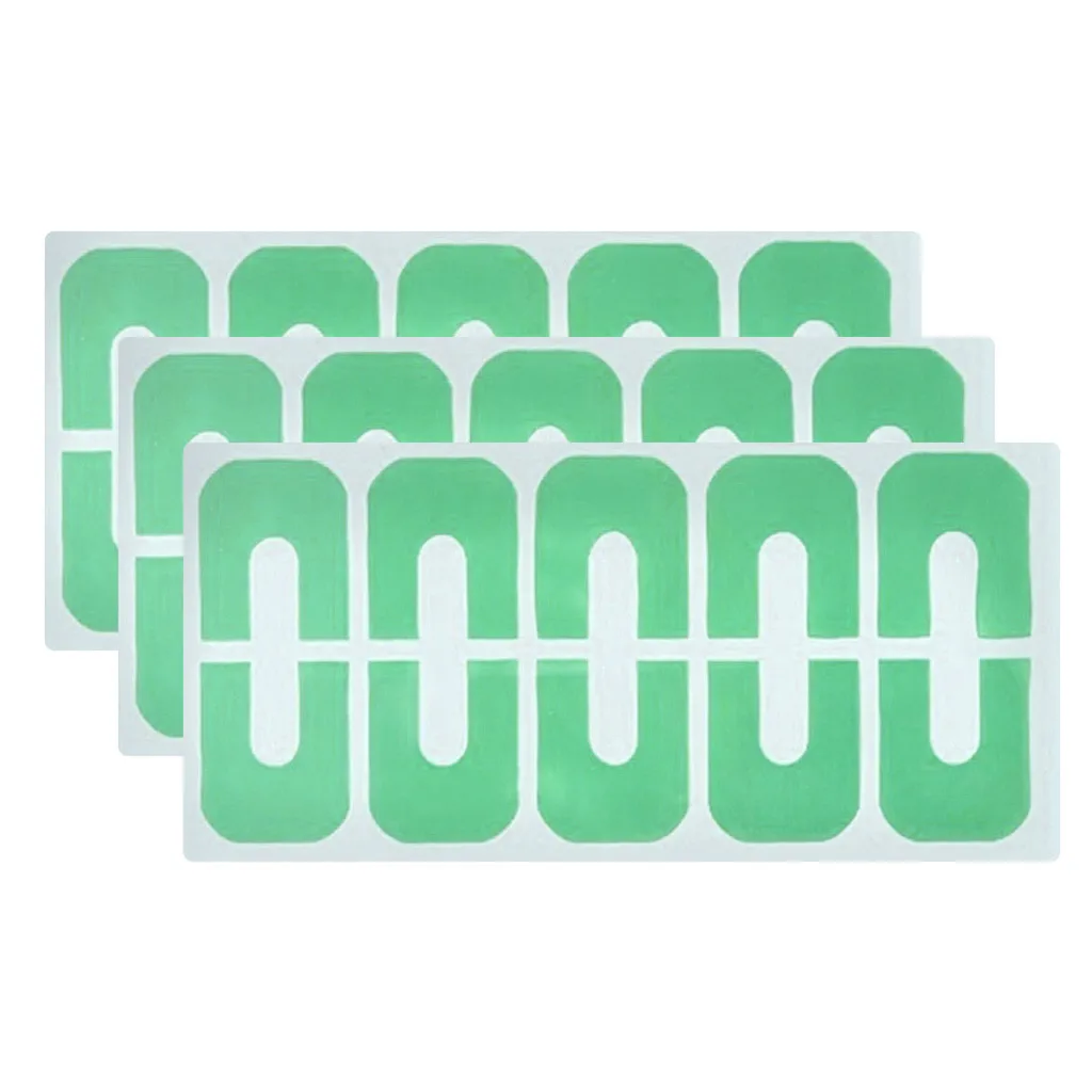 Наклейки для защиты ногтей защита переводная печать u-образная наклейки 3 шт. |