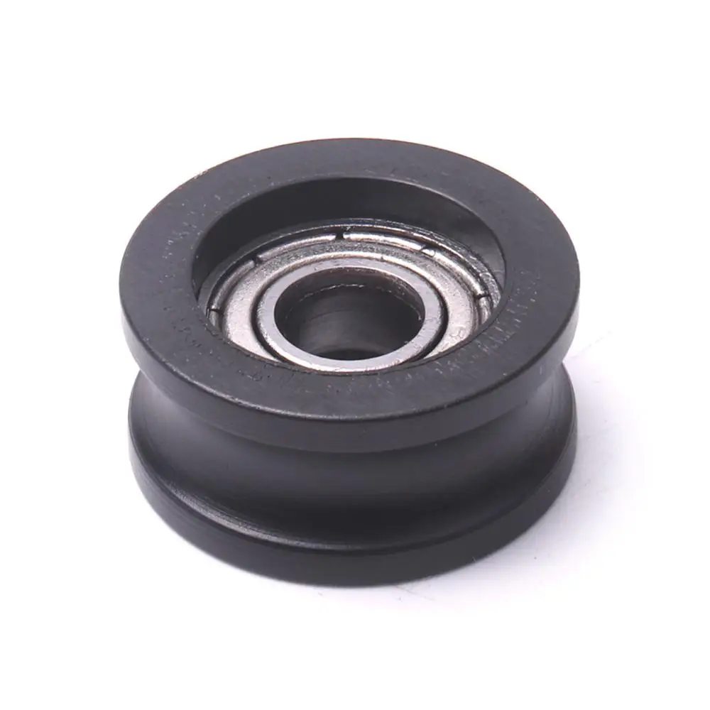 10 шт. Высокоуглеродистая сталь встроенный u рифленый направляющий шкив