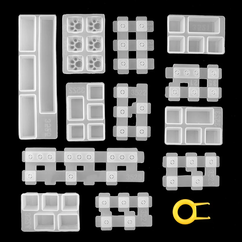 

TC156 New Resin Silicon Mold DIY Mechanical keyboard Silicone Molds Resin Epoxy Keycap With Puller