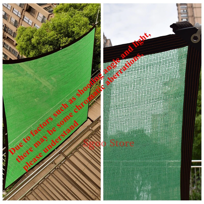 Anti-UV HDPE Green Sun Shading Net Outdoor Sunshade Garden Shelter Canopy Succulent Plant Gazebo Balcony Shade Netting Cloth | Дом и сад