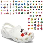 Подвески для обуви из ПВХ с буквами, 24-26 шт.