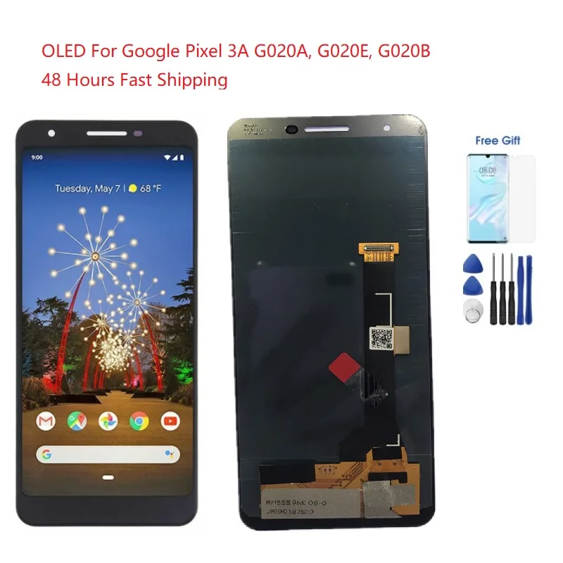 5.6” For LCD Google Pixel 3A G020A G020E G020B  LCD Screen Display Digitizer Assembly For Google Pixel 3A OLED Replacement