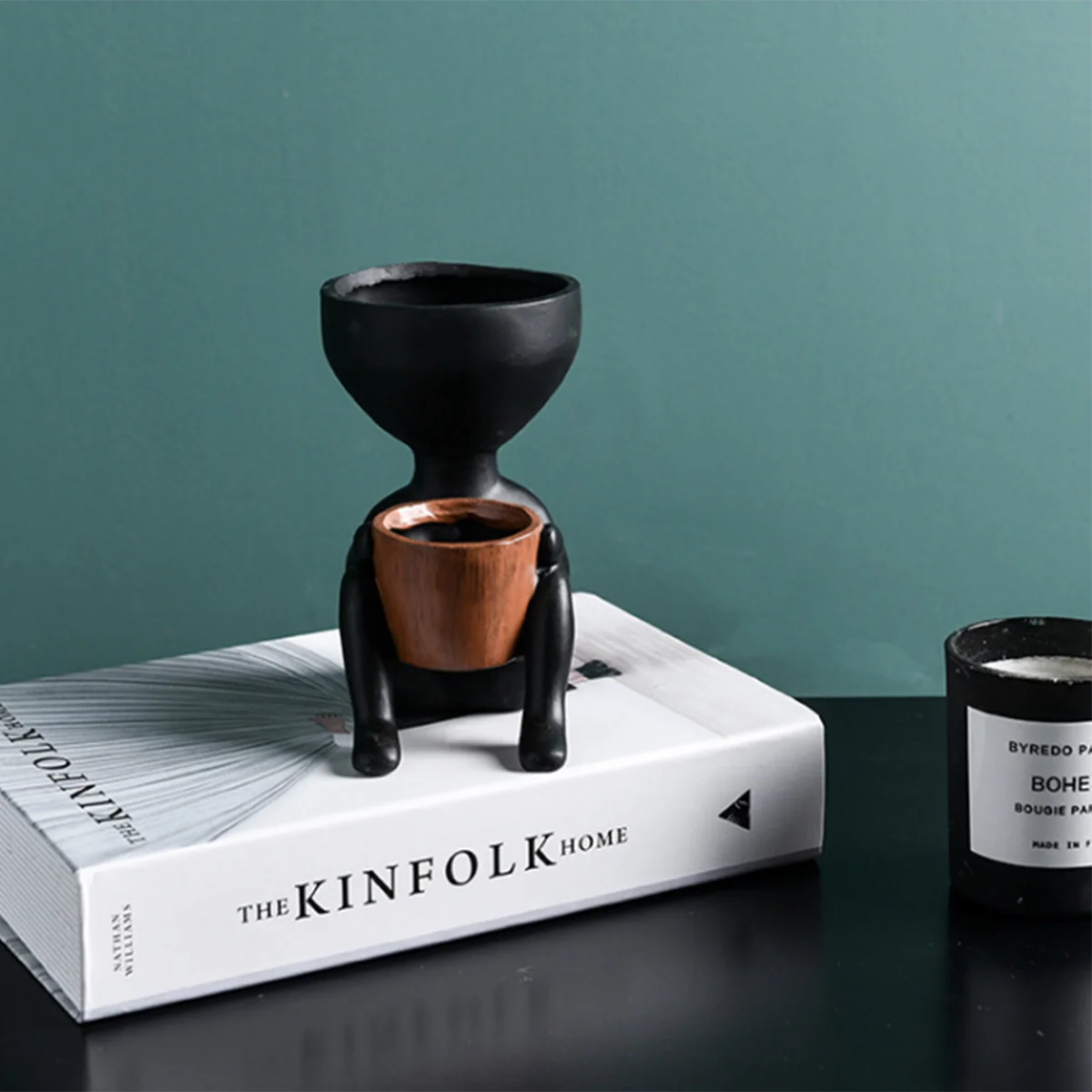 Креативная художественная портретная ваза скульптура цветочный горшок садовое