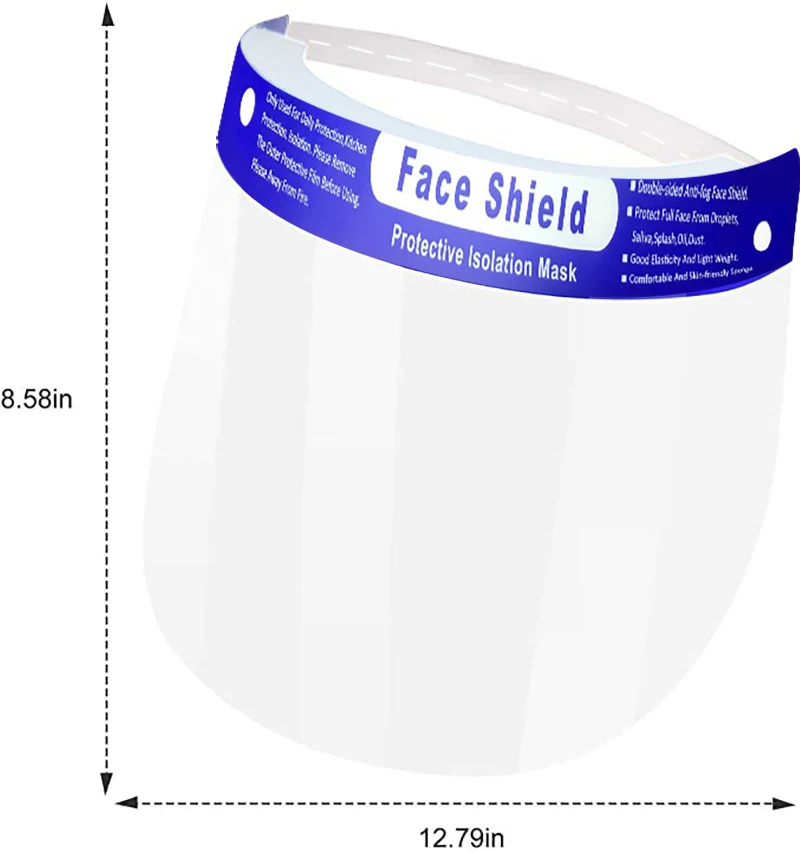 Для детей обратно в школу безопасности полное лицо Sheilds пластик Ясный протектор