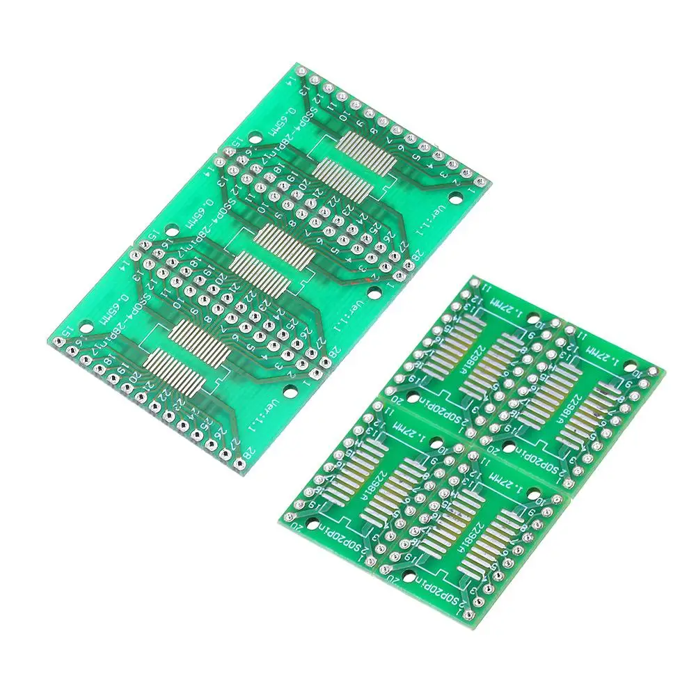 7value*5pcs PCB Board Kit SMD Turn To DIP SOP MSOP SSOP TSSOP SOT23 8 10 14 16 20 24 28 SMT | Лампы и освещение