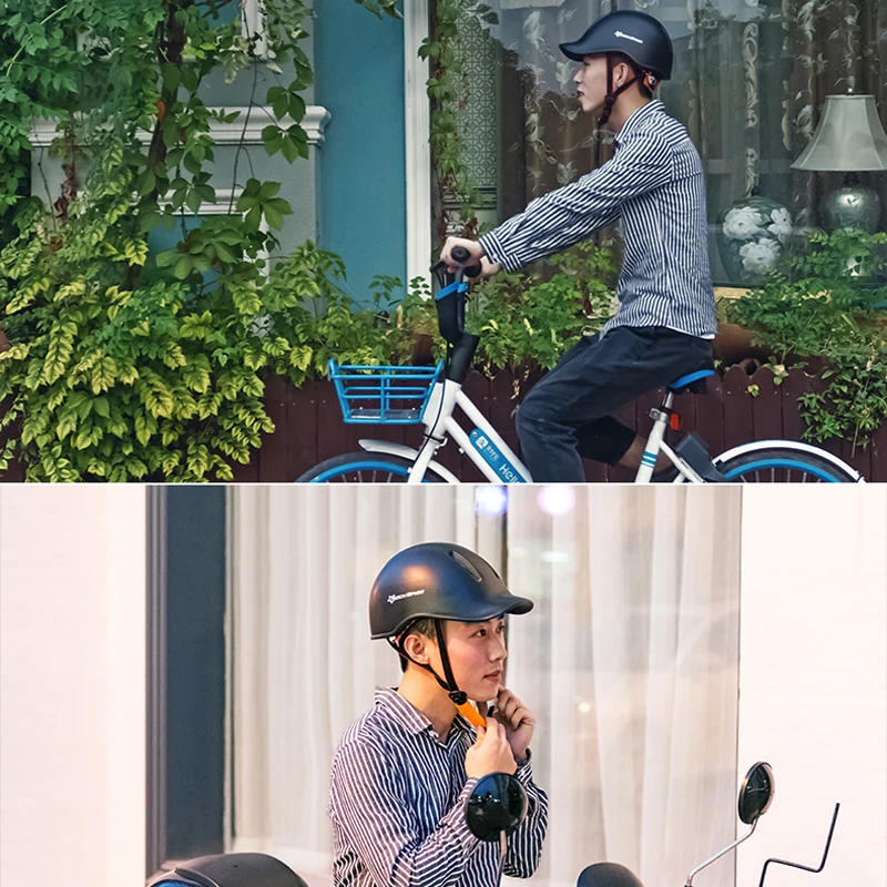 Шлем велосипедный ROCKBROS легкий унисекс Модный шлем для отдыха со встроенной