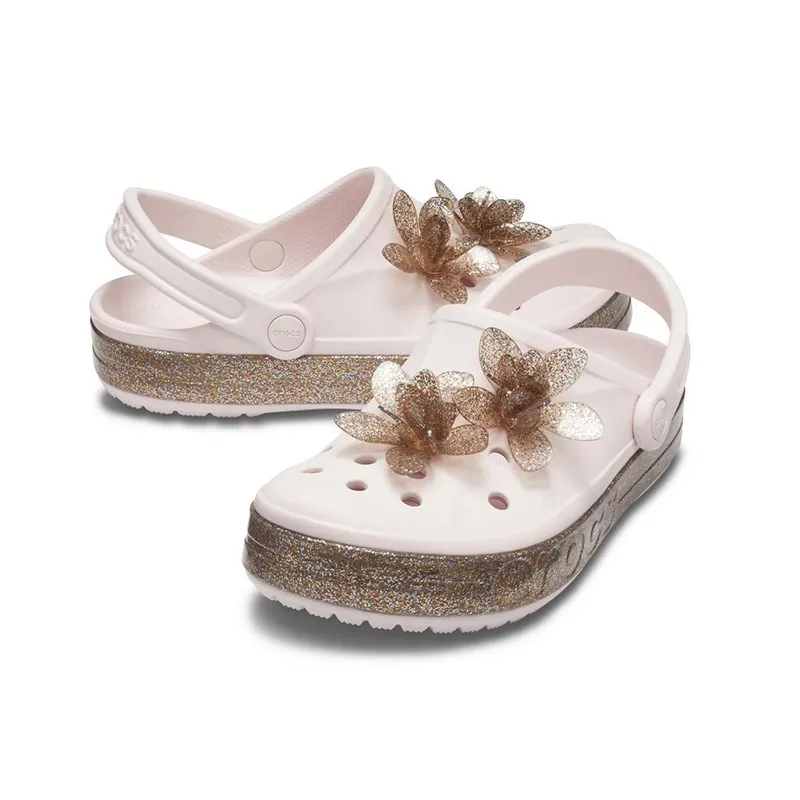 CROCS Bayaband Glitter Floral Clog UNISEX|Пляжные и уличные сандалии| |