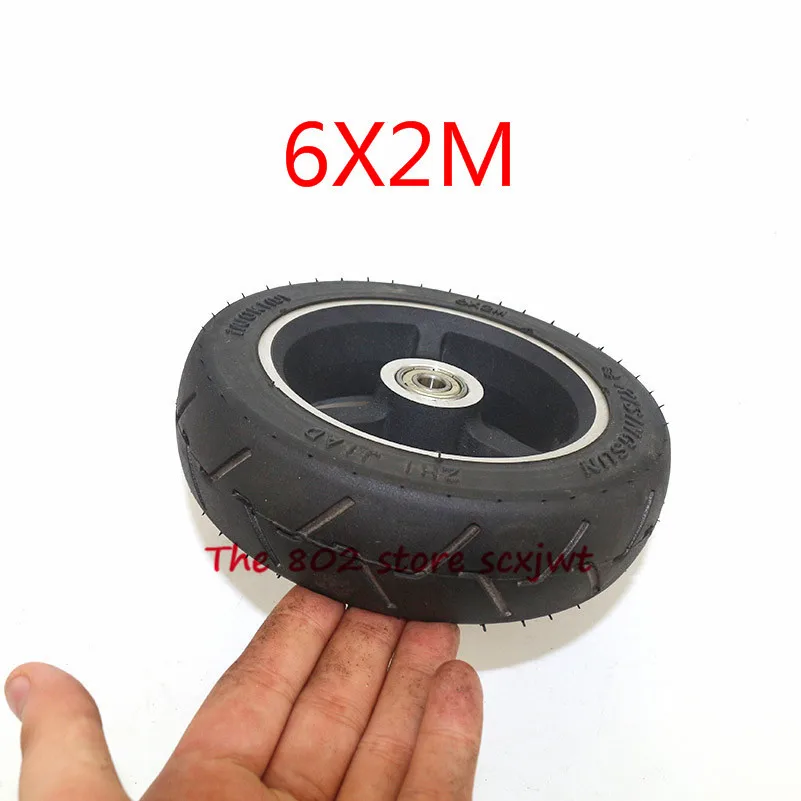 Шина для скутера 6 х2 м дюймов с втулкой комплект колес электрического грузовика