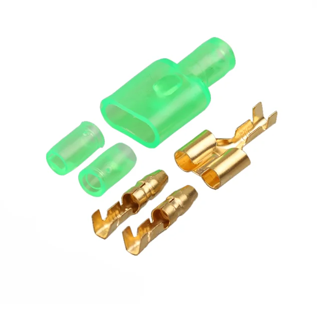 

1000 комплектов, 2 штекера, 1 гнездо, контактный соединитель пули, Соединительный терминал для электрического гнезда, обжимной свободный автоматический провод с оболочкой