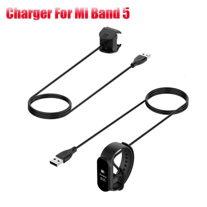 USB магнитное зарядное устройство для Xiaomi Mi Band 5 NFC Band5 Магнитный кабель быстрой