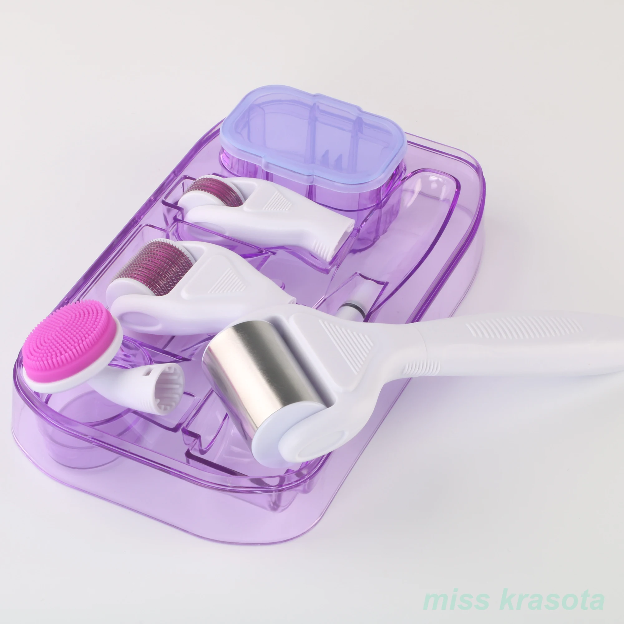 Профессиональный набор роликов для кожи 6 в 1 Набор мезотерапии инструмент