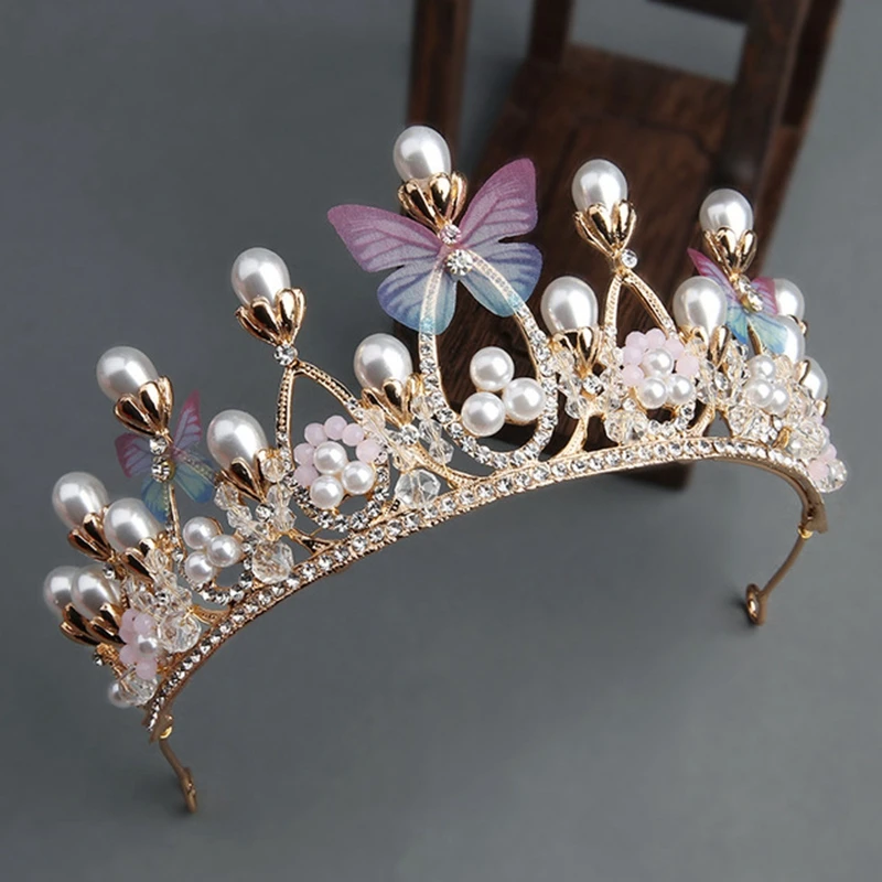 

Diademas 2021 Новая Свадебная коллекция Женская Корона элегантные розовые золотые аксессуары для волос принцессы аксессуары для волос