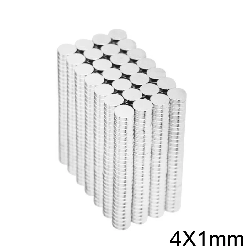 

50~5000PCS 4x1 mm Mini Small Circular Magnets Strong 4mm x 1mm N35 Disc Neodymium Magnet Dia 4x1mm Permanent NdFeB Magnets 4*1