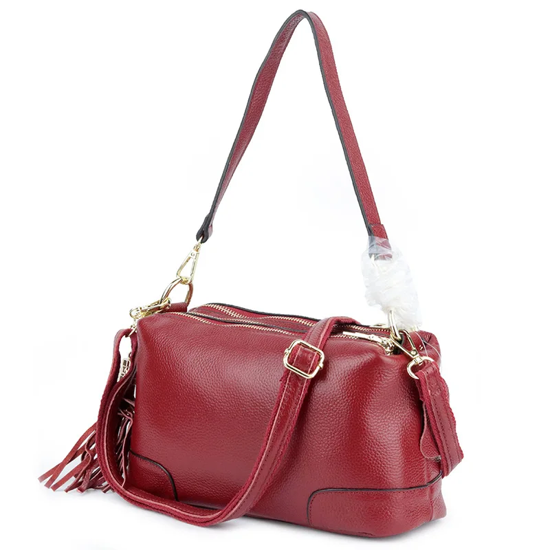 

New Women's Bag Genuine Leather Ladies Hand Bags Large Capacity Shoulder Bag Luxury Handbags Women Bags Designer Messenger Bag