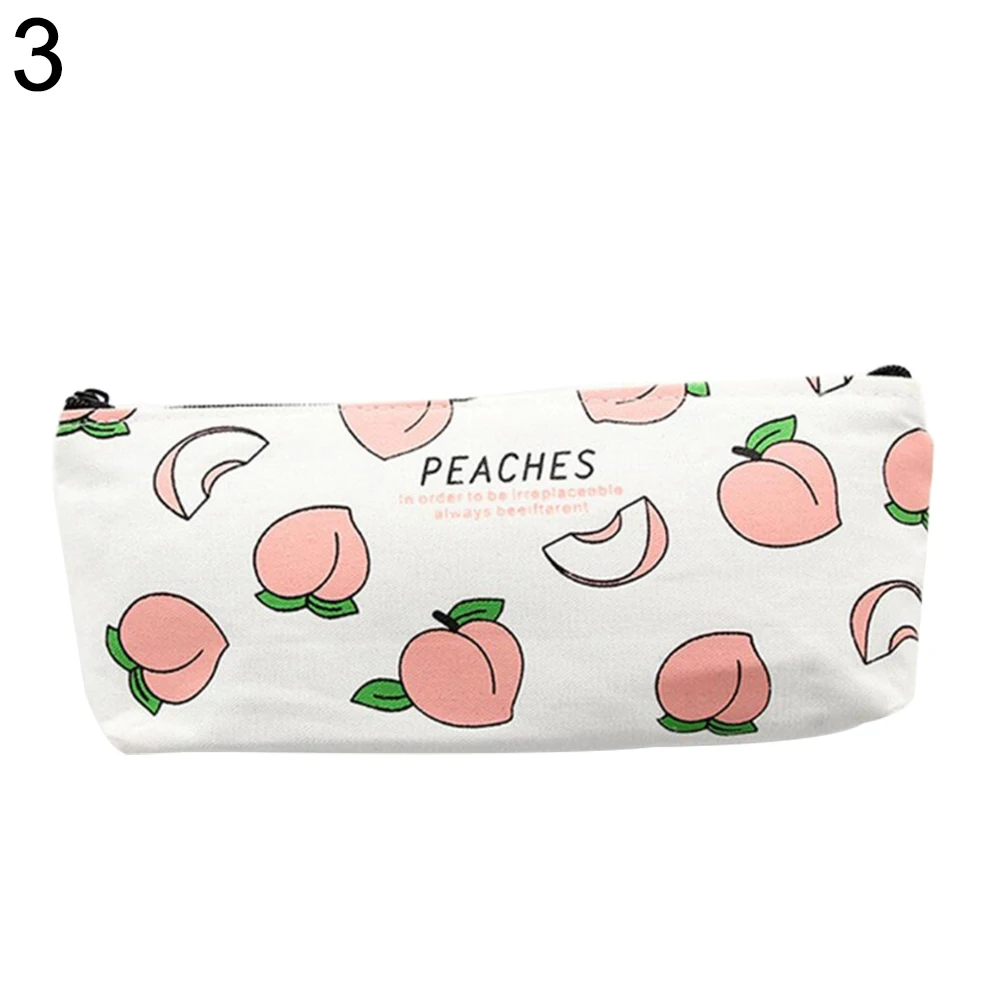 Застежка молния карандаш сумка косметичка для хранения из плотной ткани