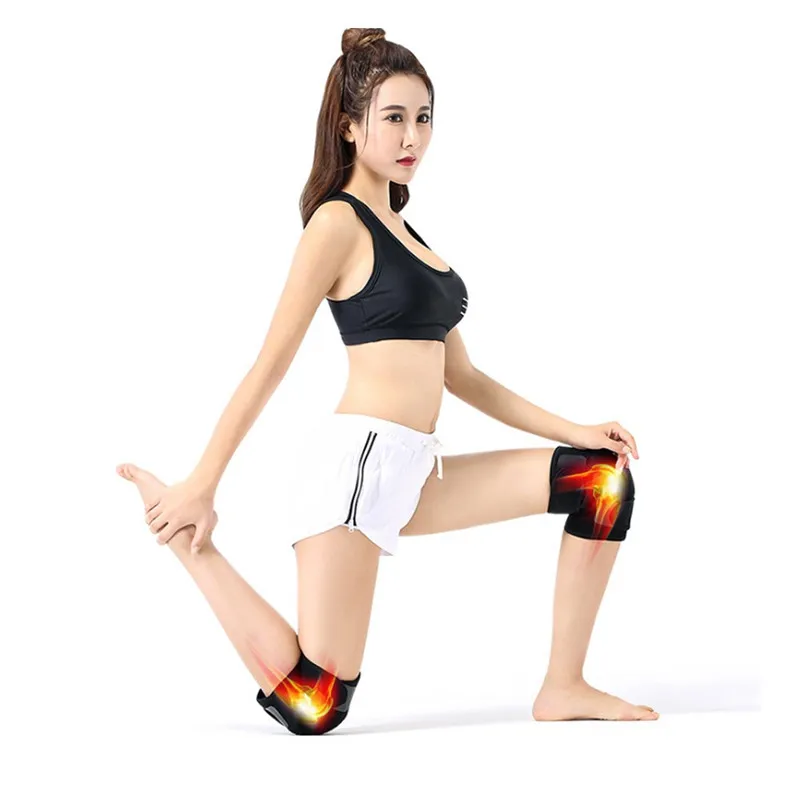 1 пара турмалиновый самонагревающийся наколенники Регулируемая Магнитная