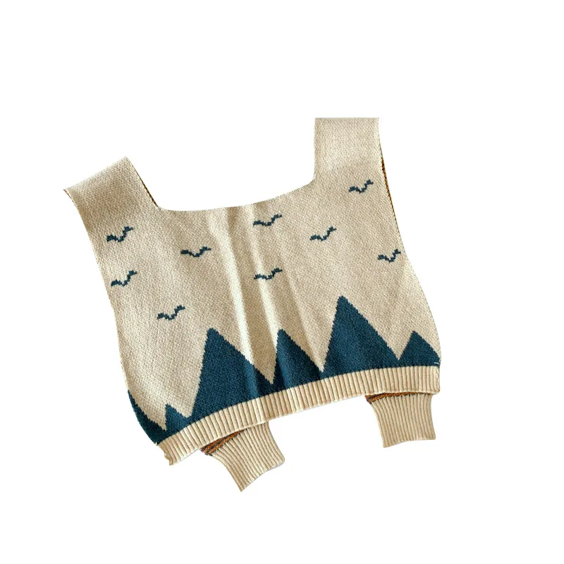 

Korean Chaomeng cute cartoon knitted children's shawl wild baby in autumn and winter with wool scarf scarves Children's cartoons