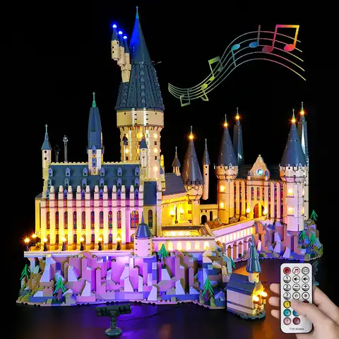 Kyglaring набор со светодиодсветильник кой для LEGO 71043 te Hogwart's Castle светильник без модели)