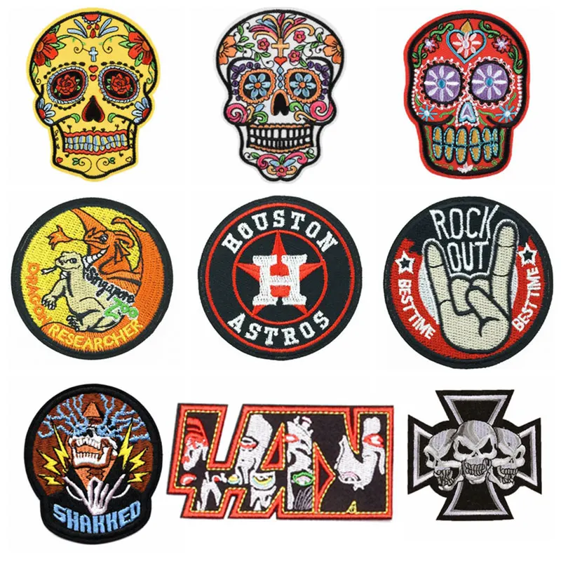 

Ironing Clothes Patches Heat Transfer Stickers Embroidery Patches Black Stickers Letter Patches Jackets, Bags, Hats, Patches