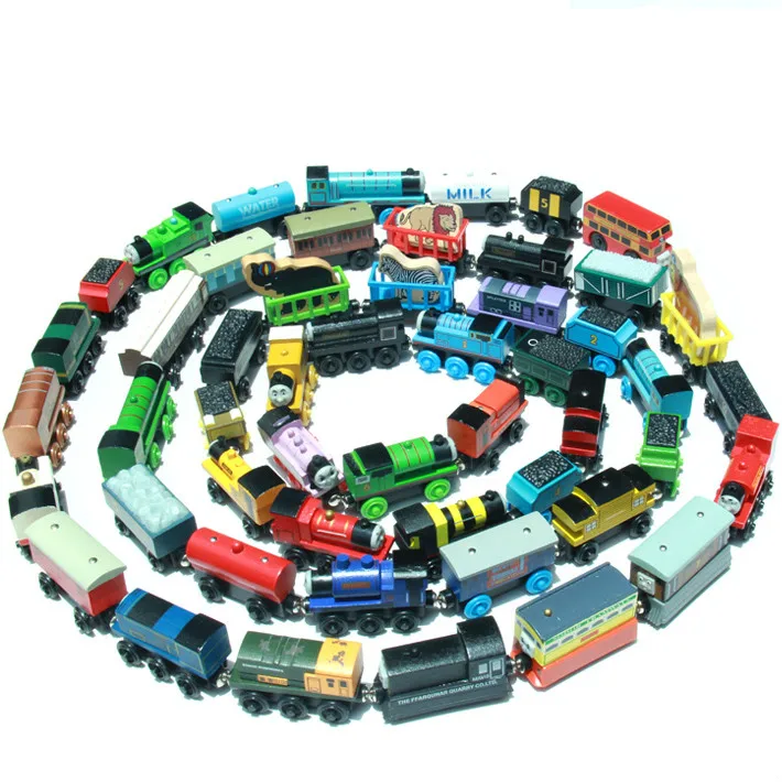 Новые деревянные Fridends поезд чехол со слотом на магните и поезда деревянная